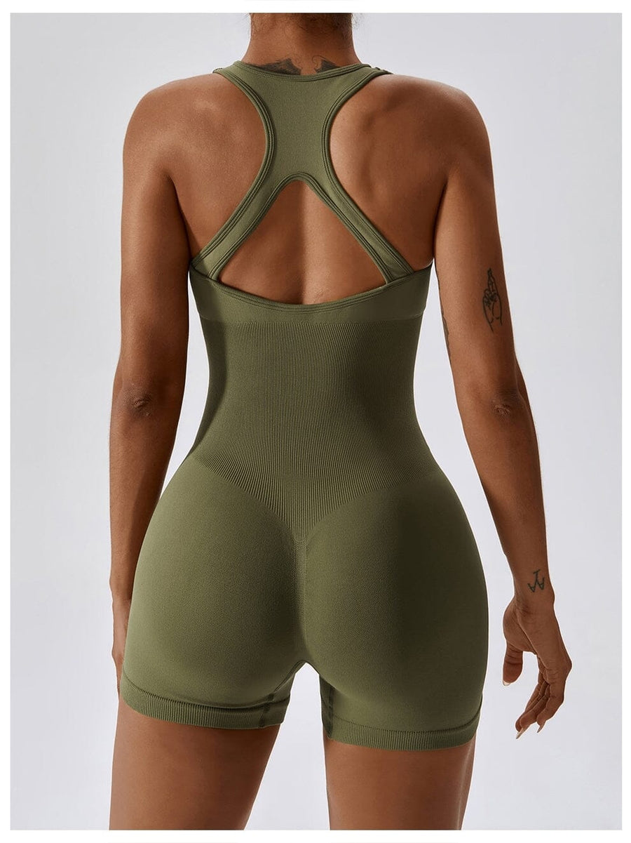 Combinaison Short Moulante Sport | Yogaova