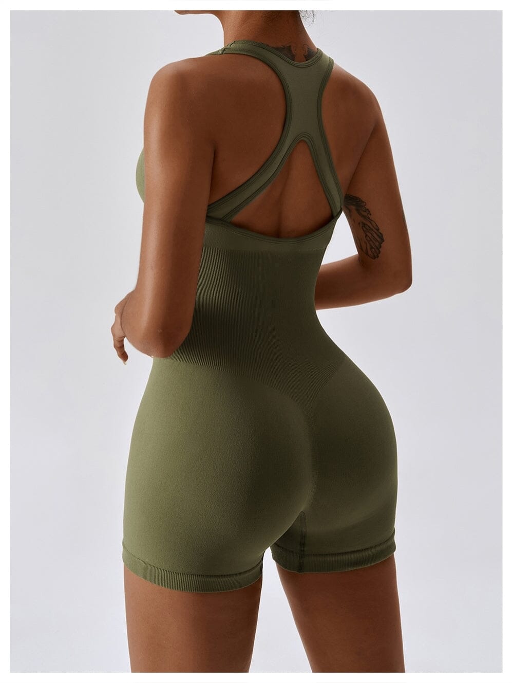 Combinaison Short Moulante Sport | Yogaova