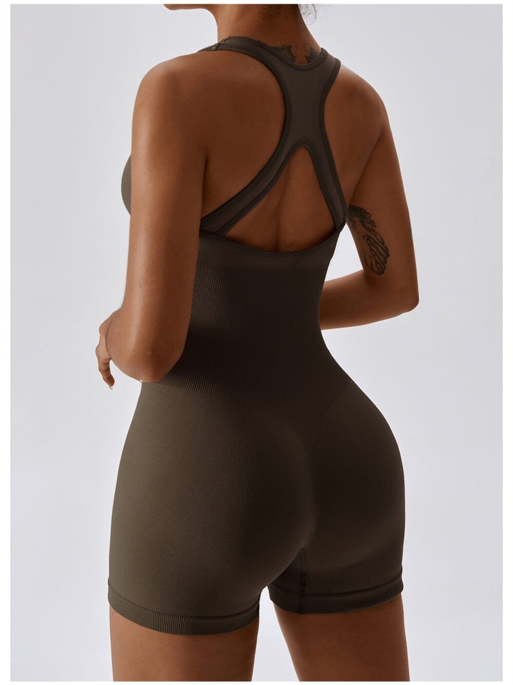 Combinaison Short Moulante Sport | Yogaova