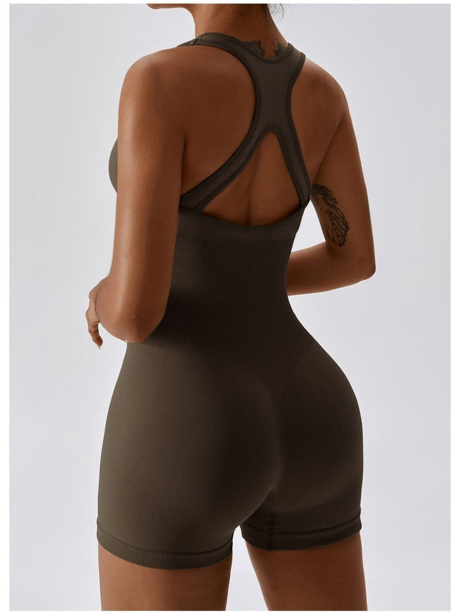 Combinaison Short Moulante Sport | Yogaova