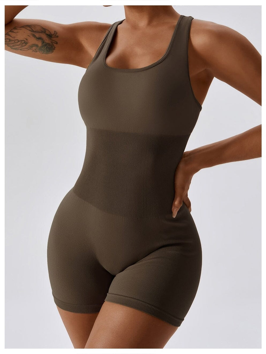 Combinaison Short Moulante Sport | Yogaova