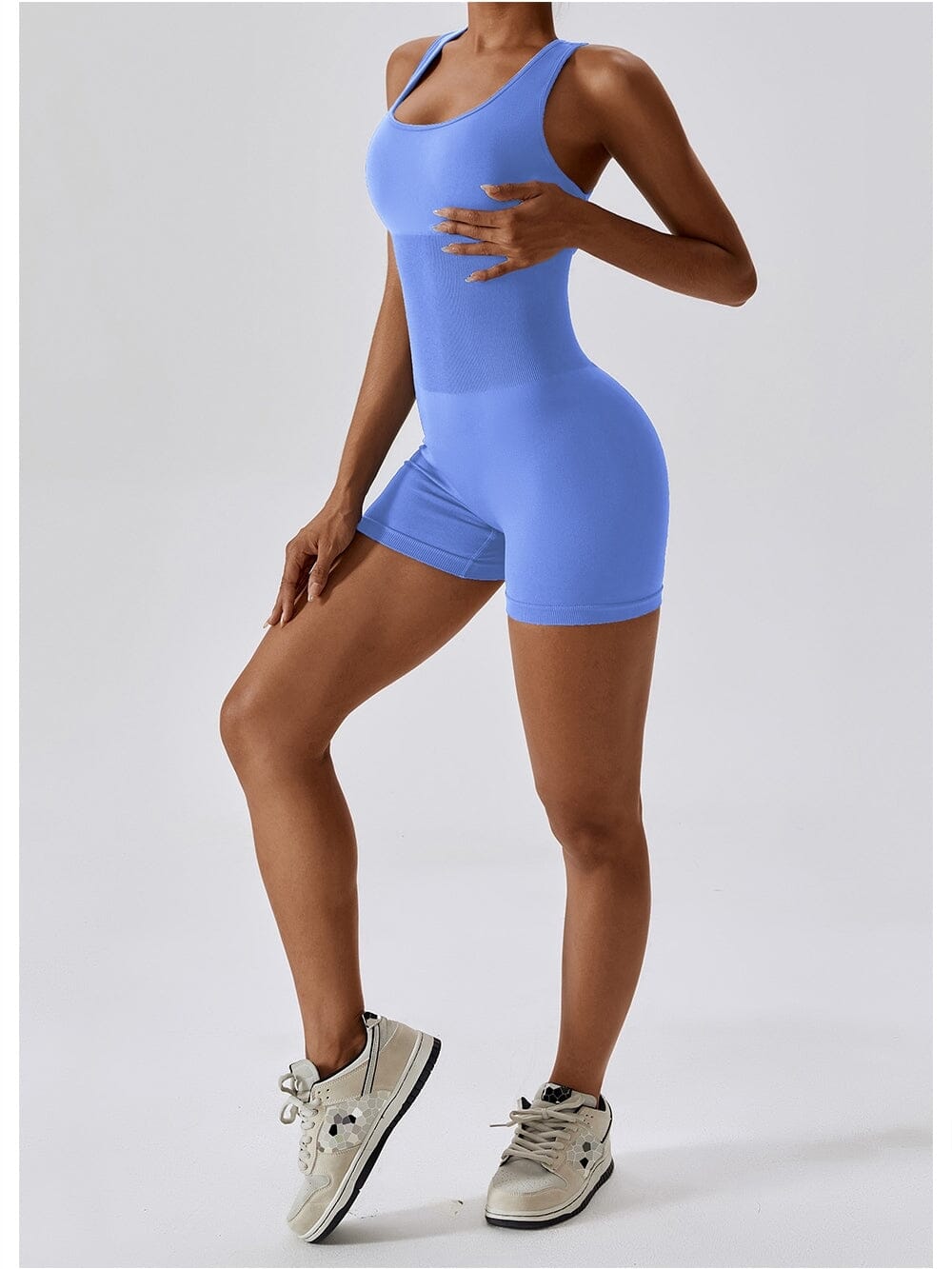 Combinaison Short Moulante Sport | Yogaova