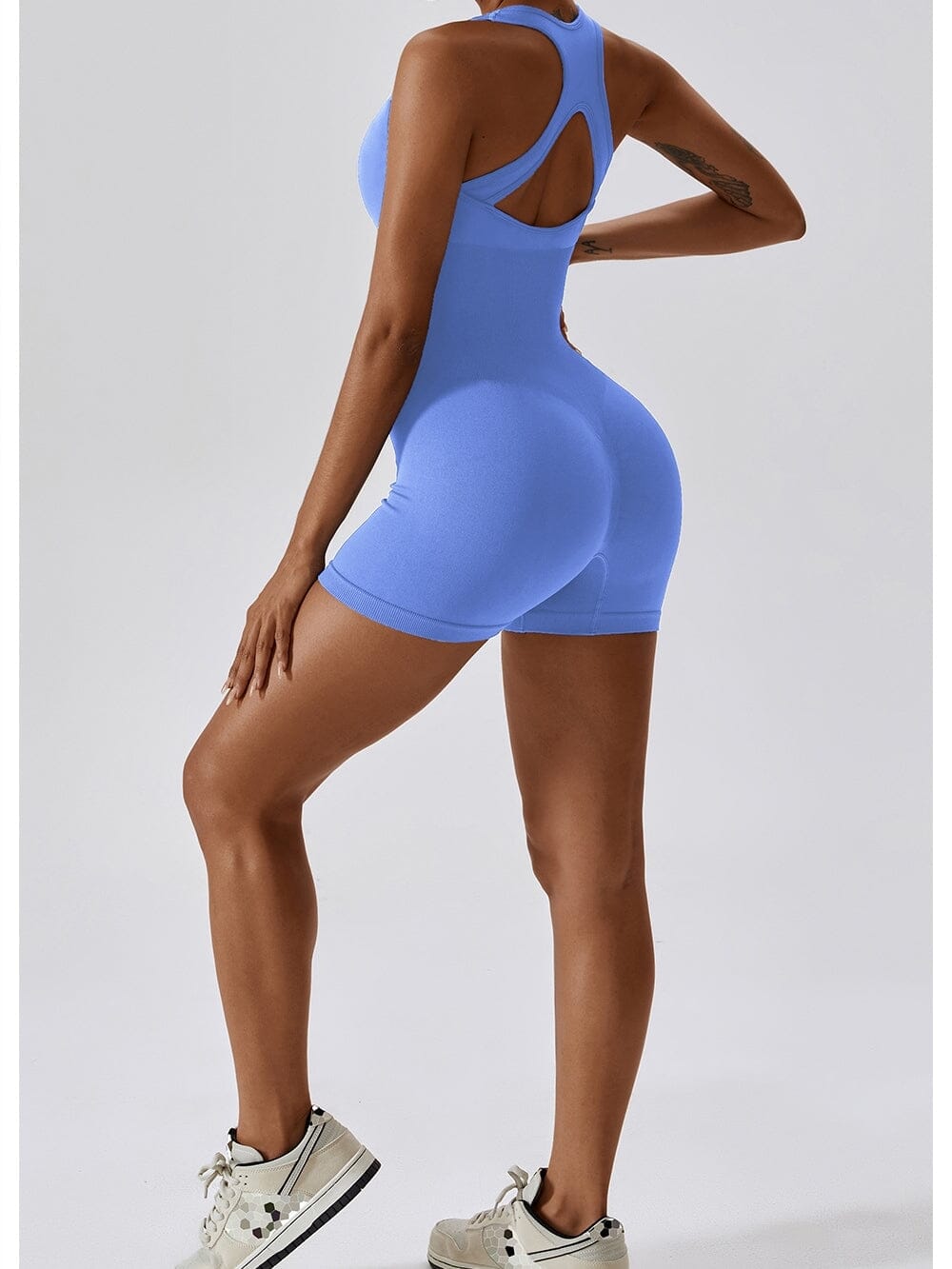 Combinaison Short Moulante Sport | Yogaova