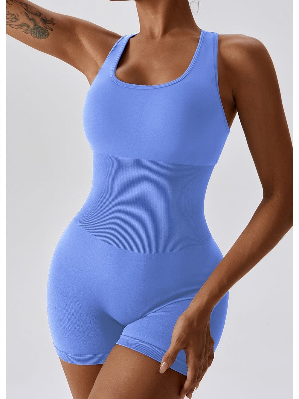 Combinaison Short Moulante Sport | Yogaova