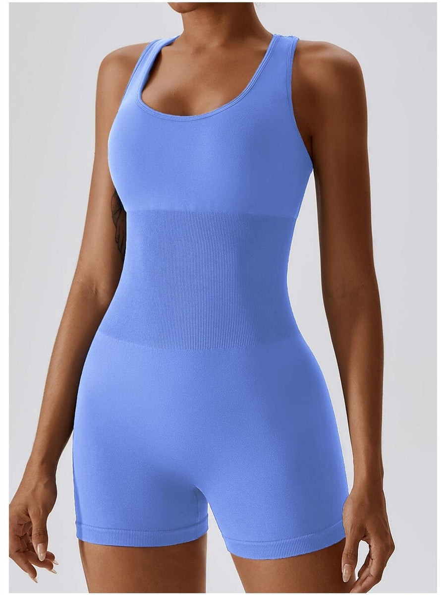Combinaison Short Moulante Sport | Yogaova