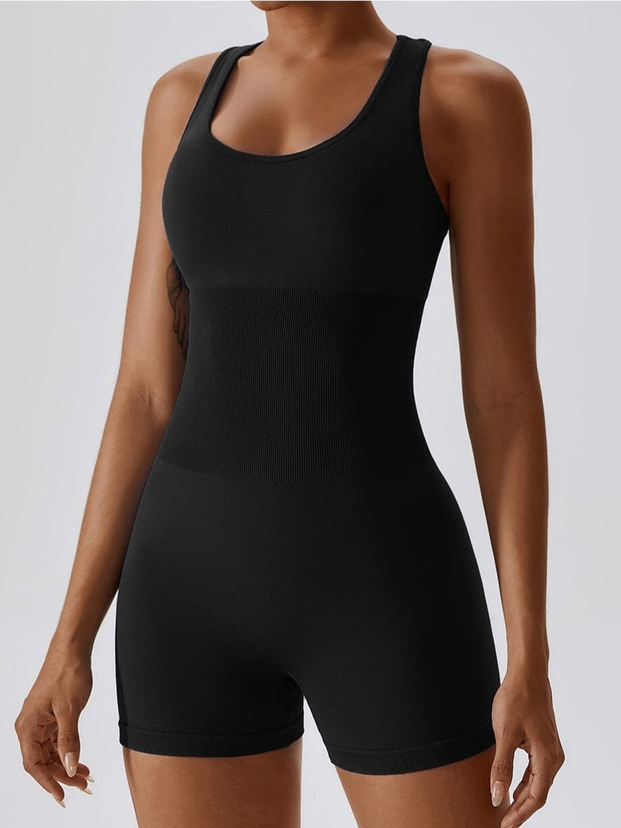 Combinaison Short Moulante Sport | Yogaova