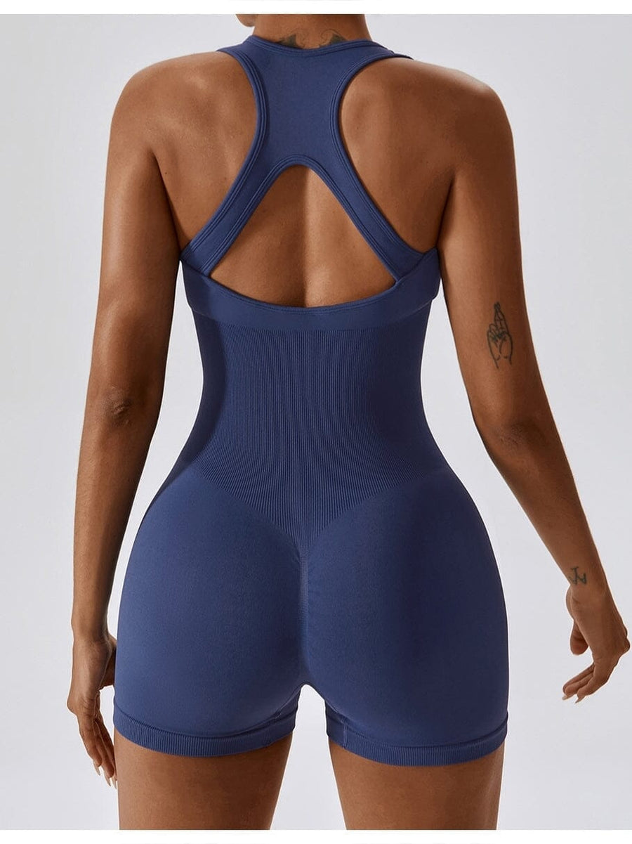 Combinaison Short Moulante Sport | Yogaova