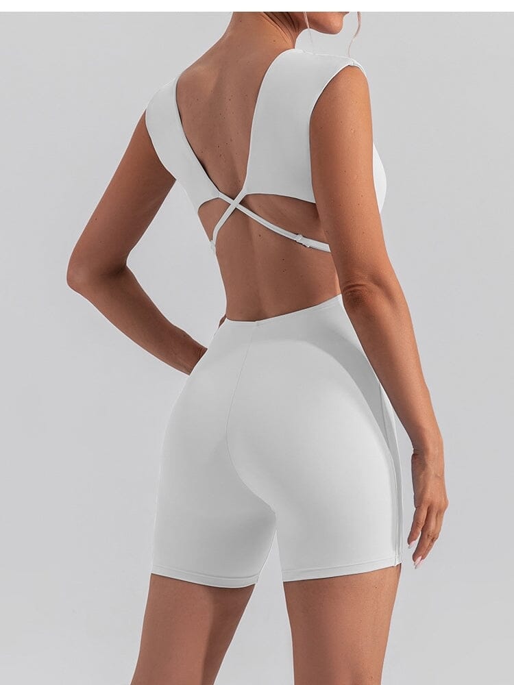 Combinaison Sport Bretelles Croisées | Yogaova