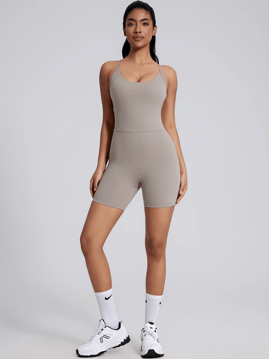 Combinaison Sport Courte Femme | Yogaova
