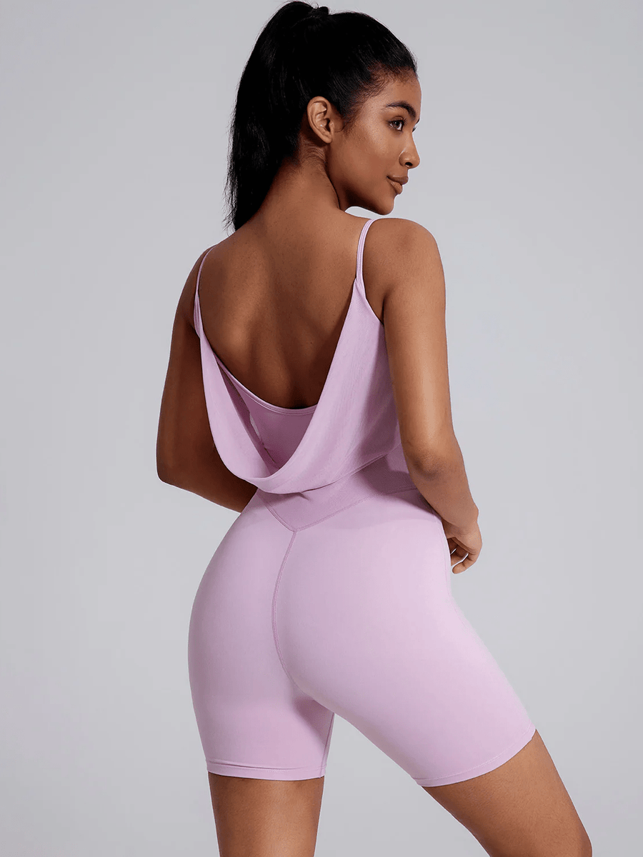 Combinaison Sport Courte Femme | Yogaova