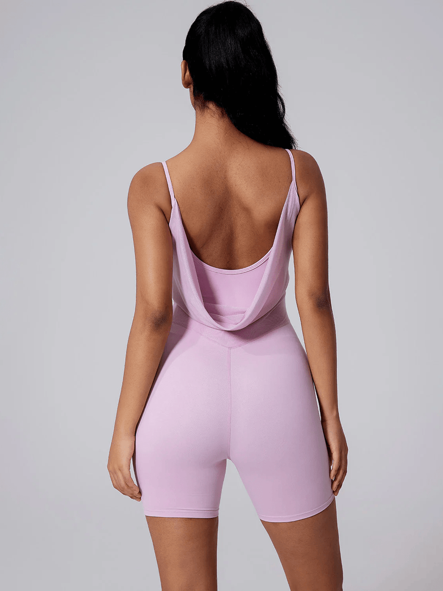 Combinaison Sport Courte Femme | Yogaova