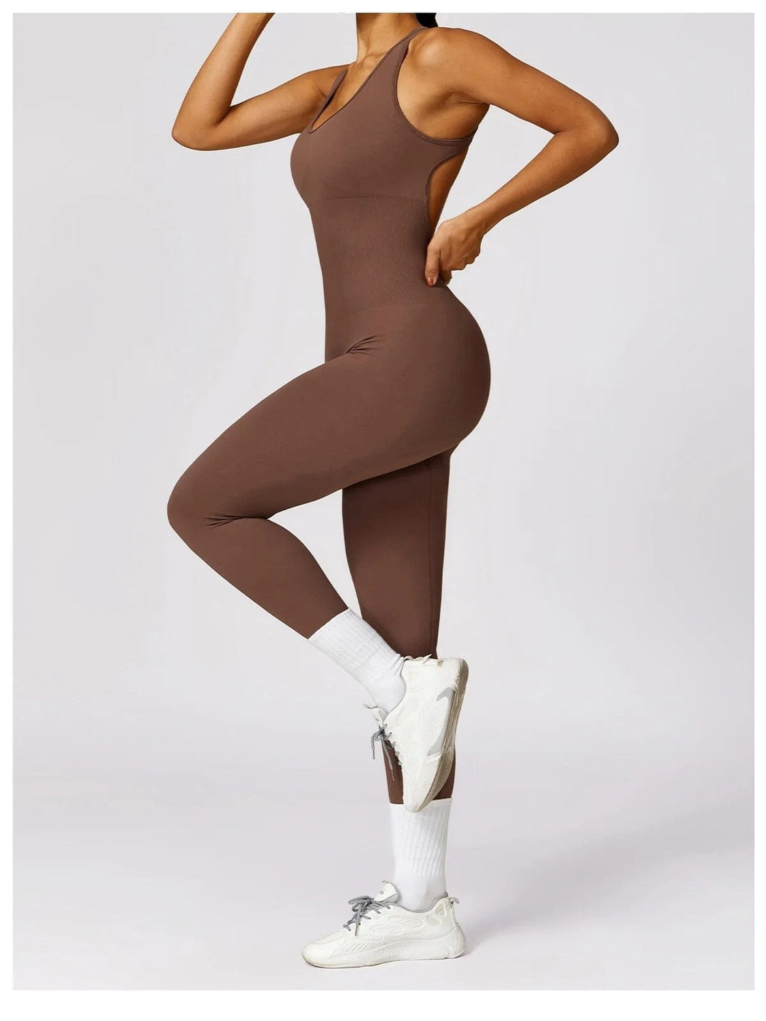 Combinaison Sport Gainante Sans Manche - PowerStride | Yogaova
