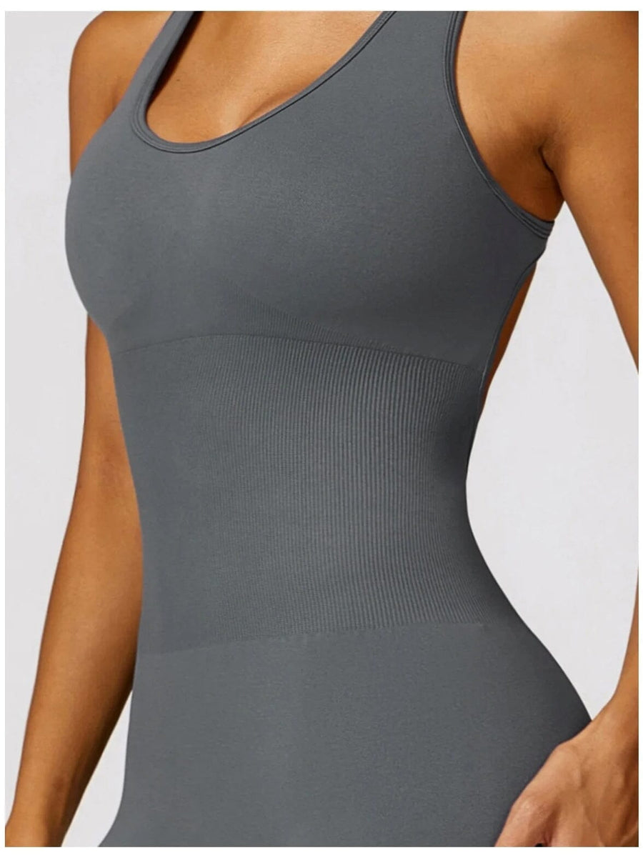 Combinaison Sport Gainante Sans Manche - PowerStride | Yogaova