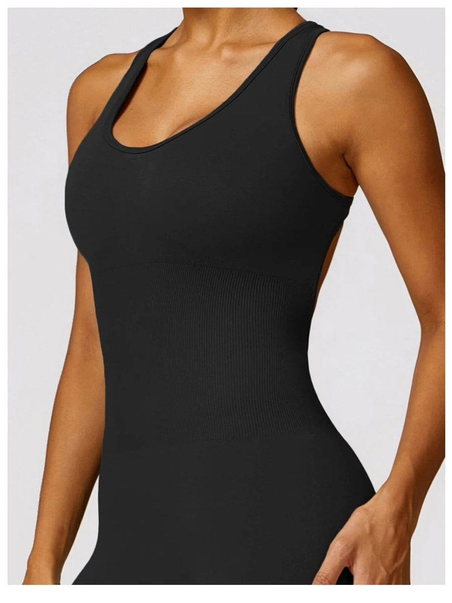 Combinaison Sport Gainante Sans Manche - PowerStride | Yogaova