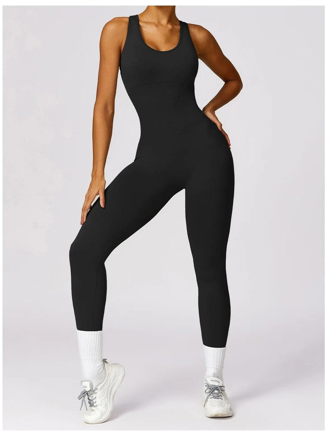 Combinaison Sport Gainante Sans Manche - PowerStride | Yogaova