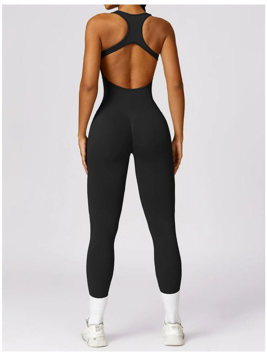 Combinaison Sport Gainante Sans Manche - PowerStride | Yogaova