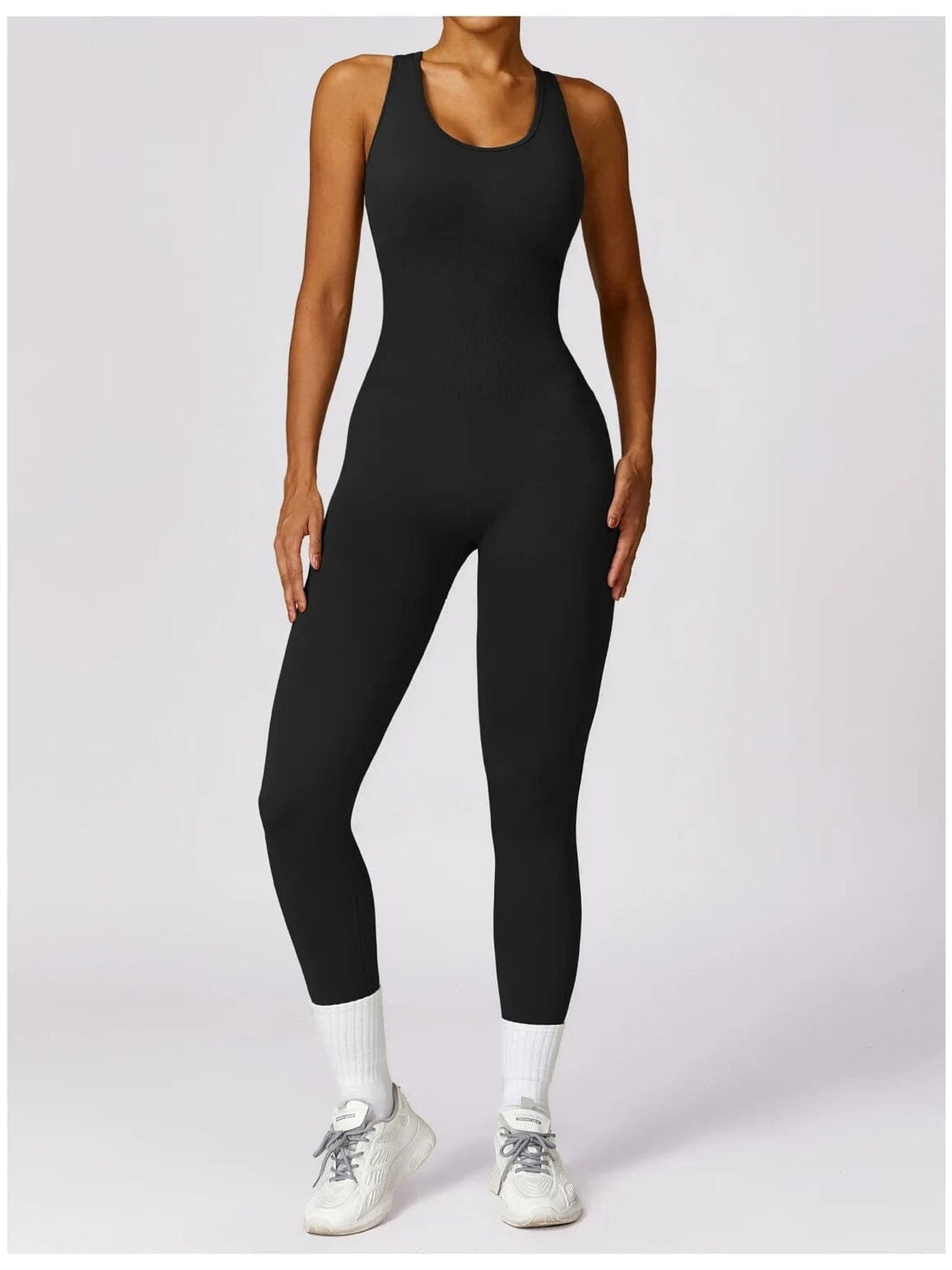 Combinaison Sport Gainante Sans Manche - PowerStride | Yogaova
