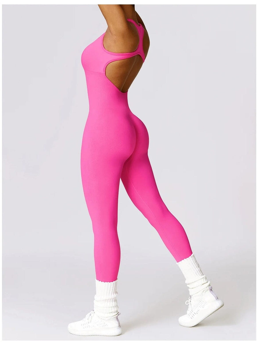 Combinaison Sport Gainante Sans Manche - PowerStride | Yogaova