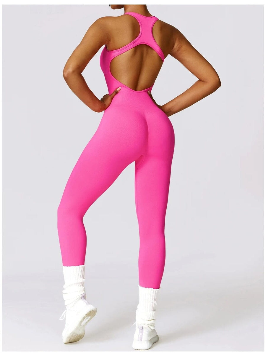 Combinaison Sport Gainante Sans Manche - PowerStride | Yogaova