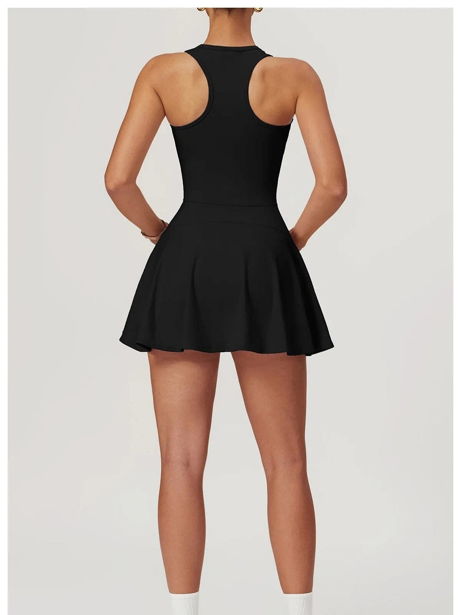 Combinaison Sport Jupe Short - Elégance | Yogaova