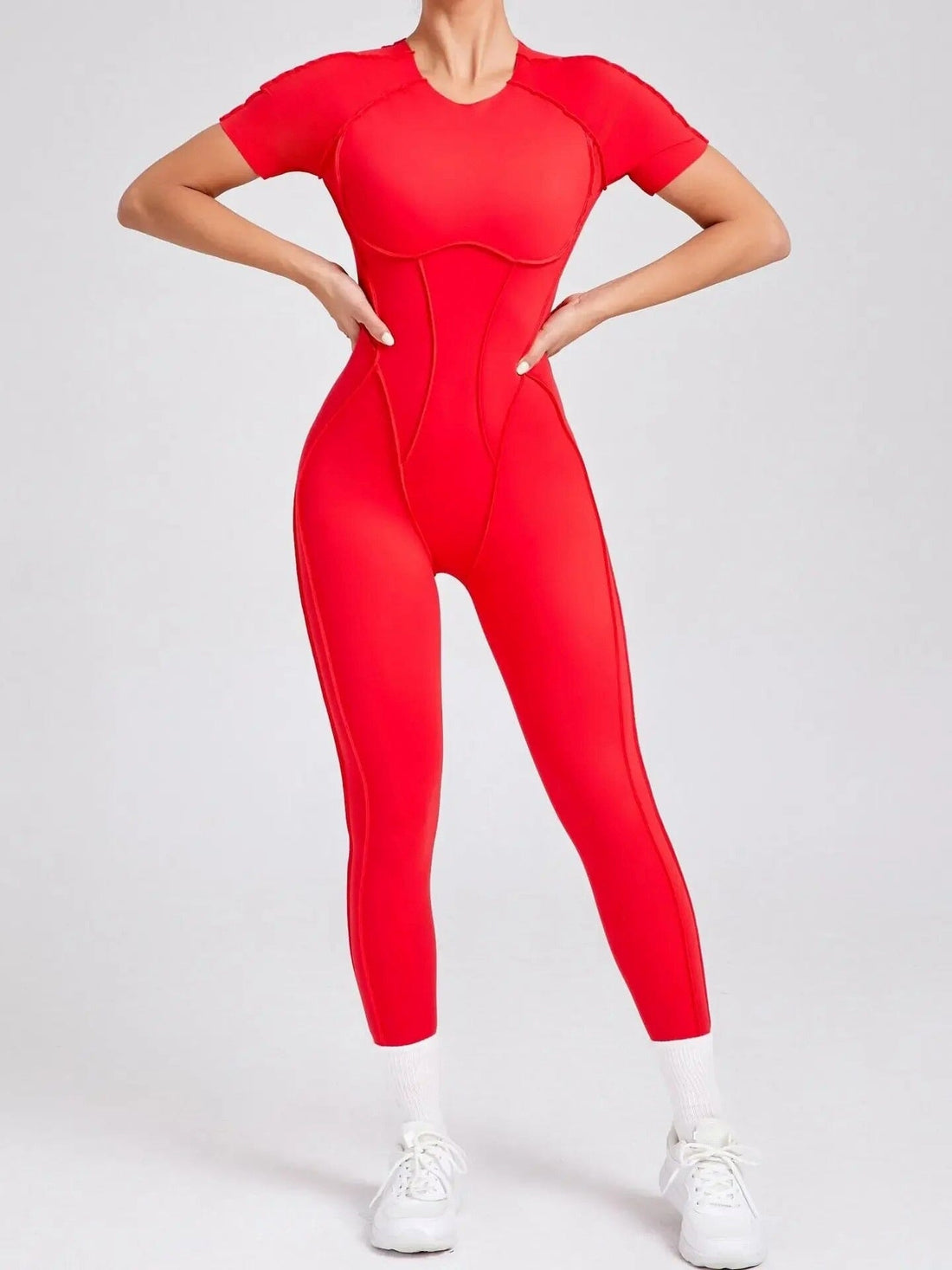 Combinaison Sport Manches Courtes Fitness Yoka  - 2025 | Yogaova