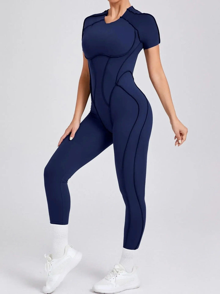 Combinaison Sport Manches Courtes Fitness Yoka  - 2025 | Yogaova