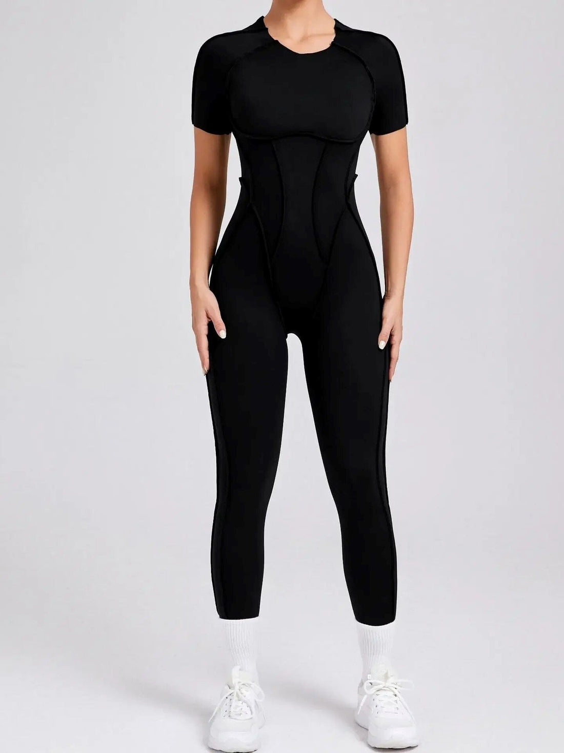 Combinaison Sport Manches Courtes Fitness Yoka  - 2025 | Yogaova