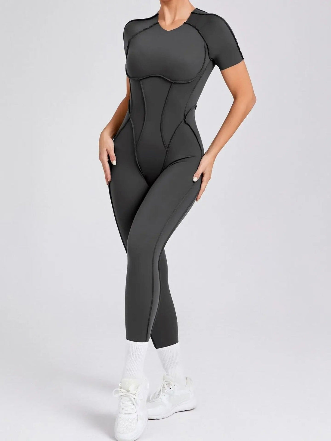 Combinaison Sport Manches Courtes Fitness Yoka  - 2025 | Yogaova