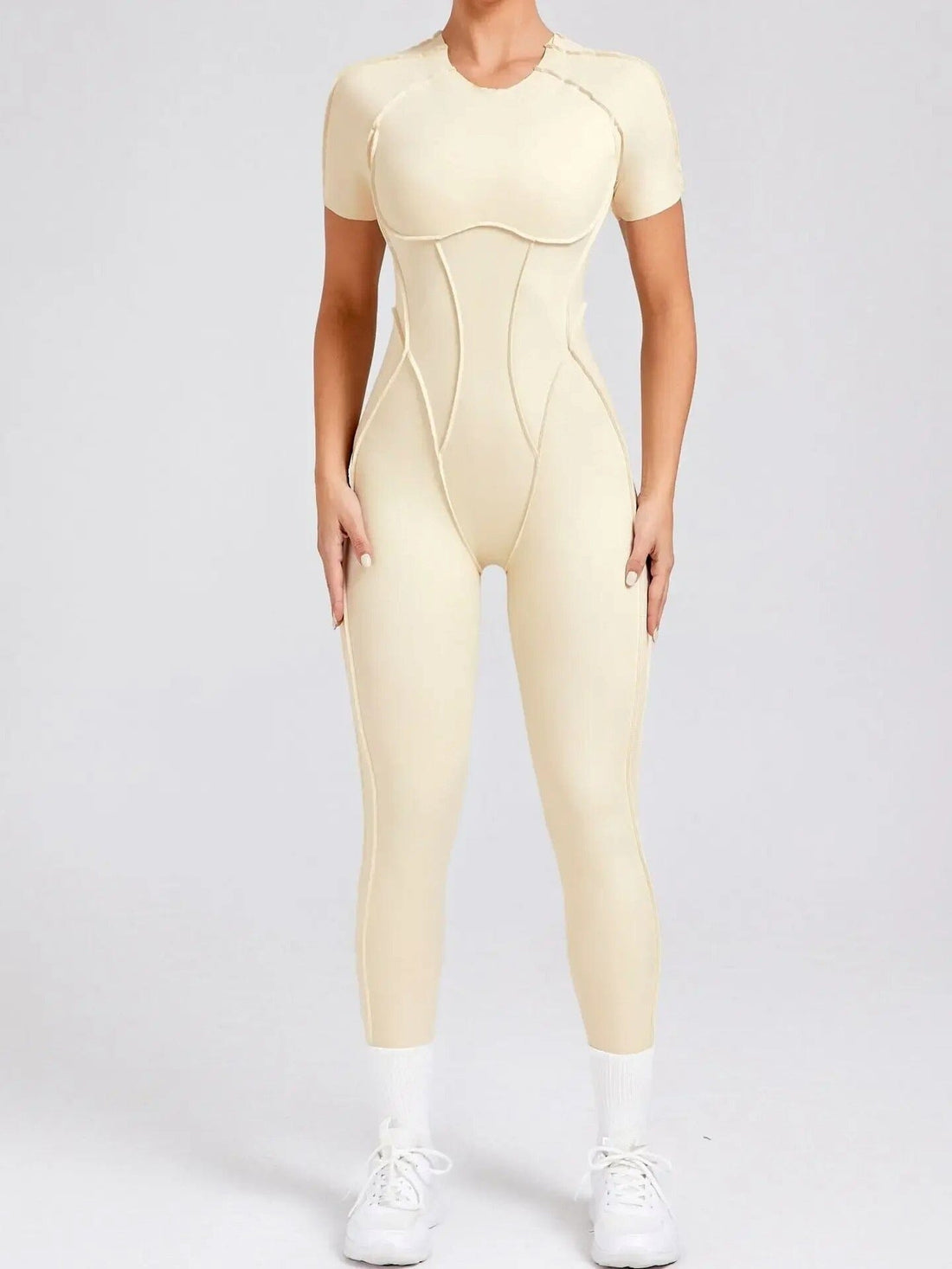 Combinaison Sport Manches Courtes Fitness Yoka  - 2025 | Yogaova