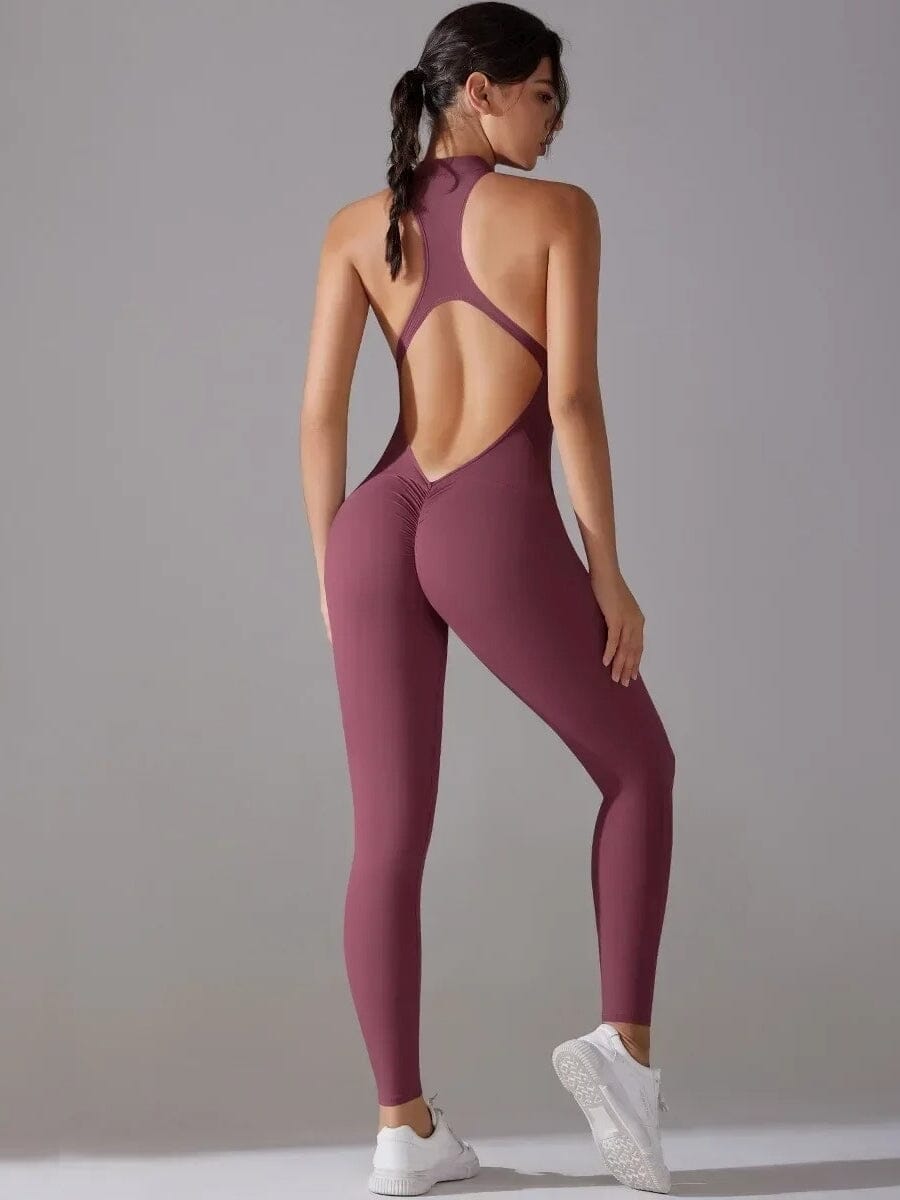 Combinaison Sport Zippé Extra Push Up | Yogaova