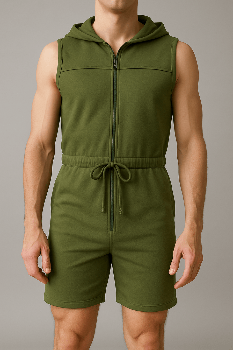 Combinaison yoga homme verte