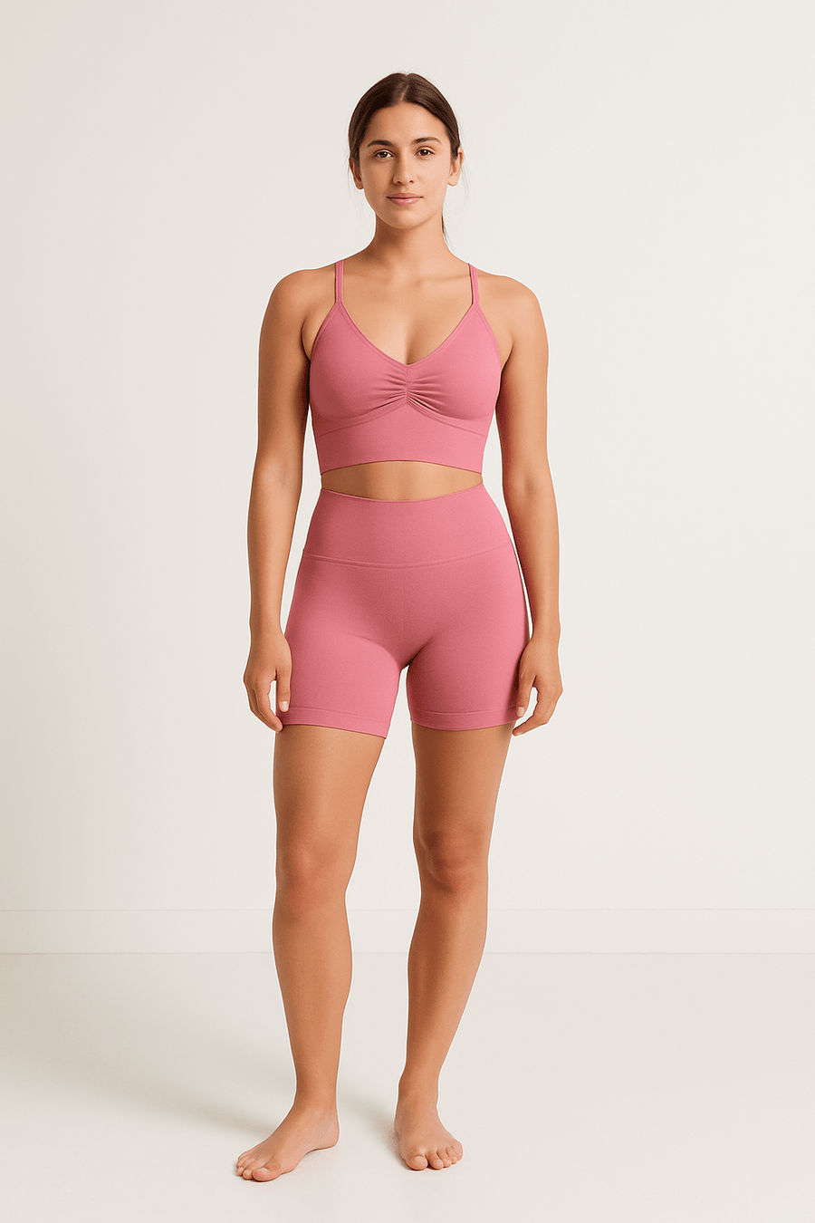 Combinaison yoga rose