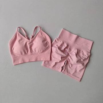 Combinaison yoga rose