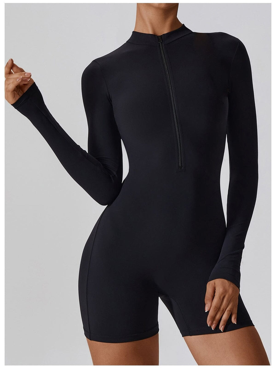 Combishort Sport Manches Longues | Yogaova