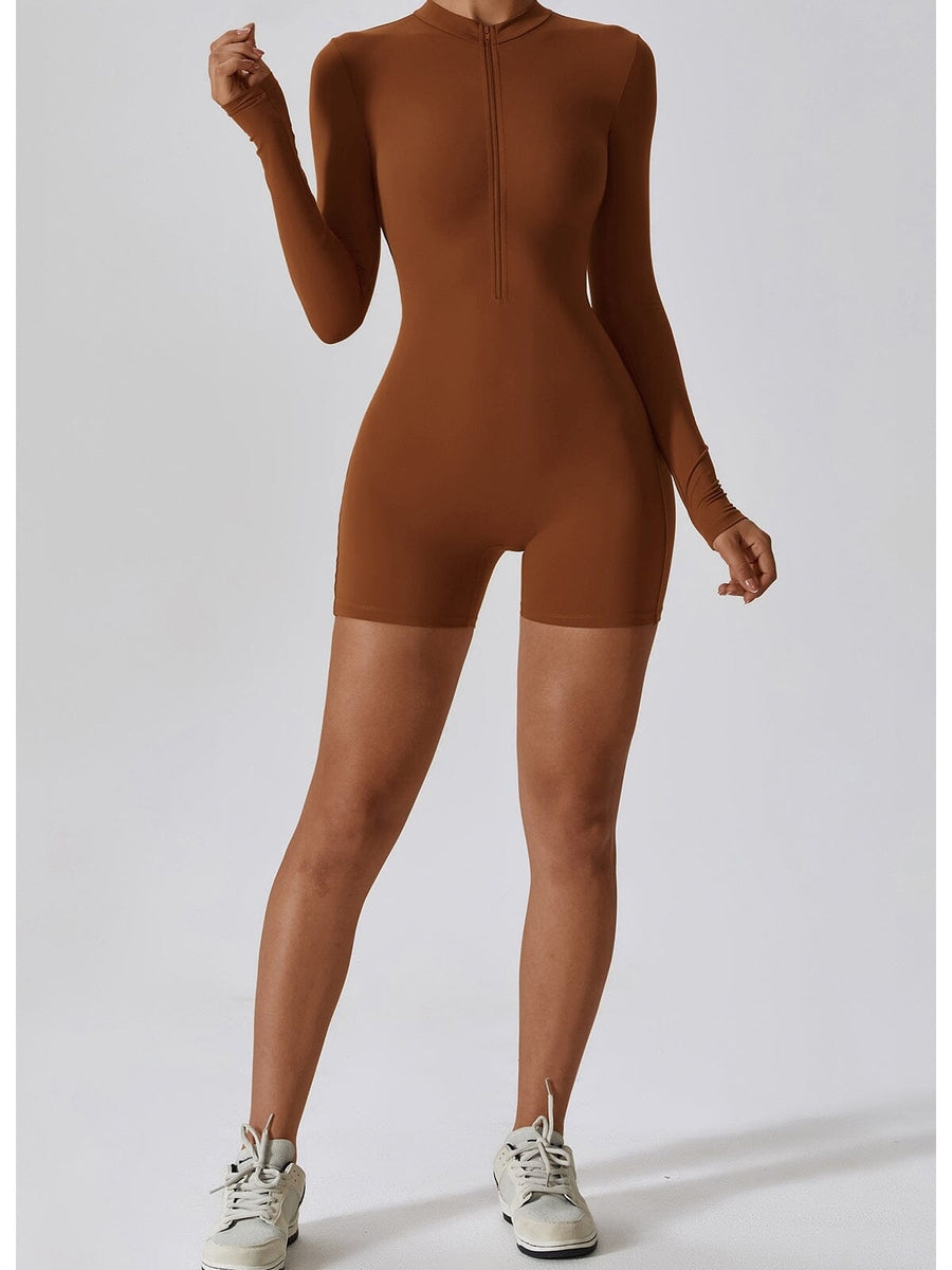 Combishort Sport Manches Longues | Yogaova