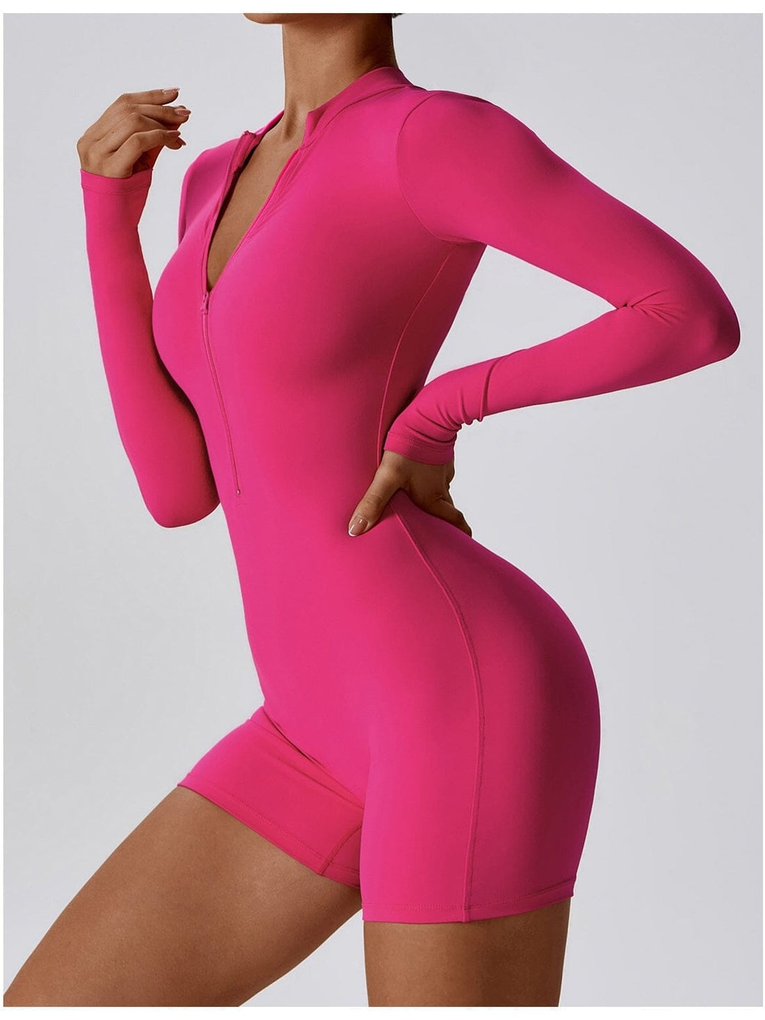 Combishort Sport Manches Longues | Yogaova