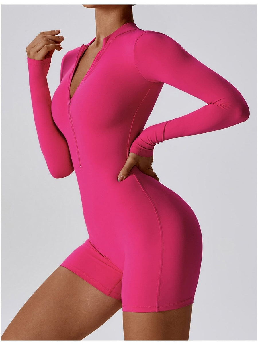Combishort Sport Manches Longues | Yogaova