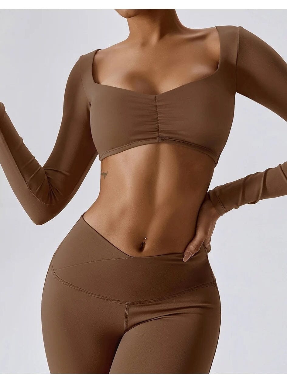 Crop Top Soutien-Gorge Sport | Yogaova