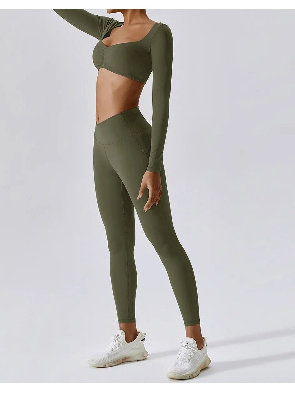 Crop Top Soutien-Gorge Sport | Yogaova