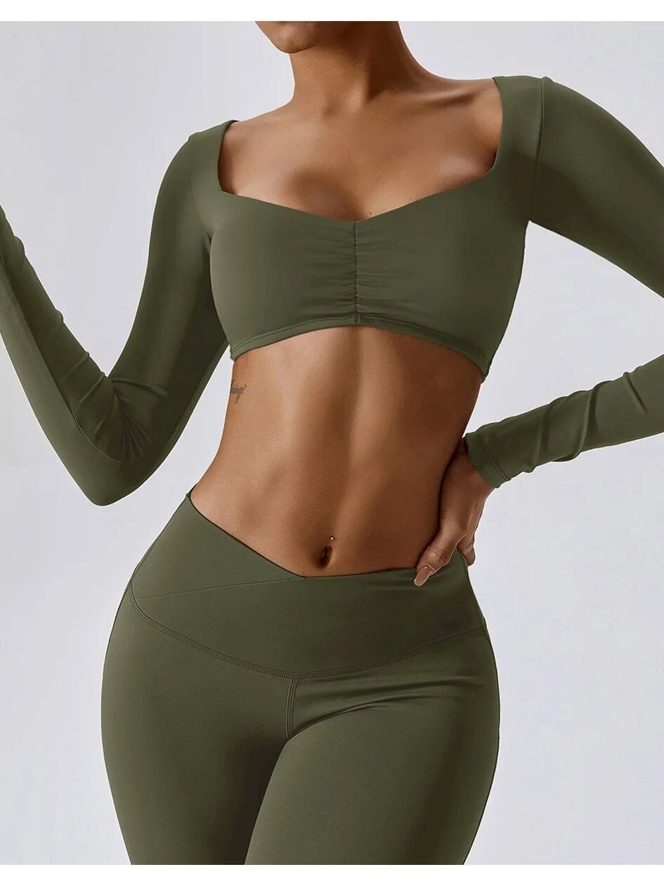 Crop Top Soutien-Gorge Sport | Yogaova