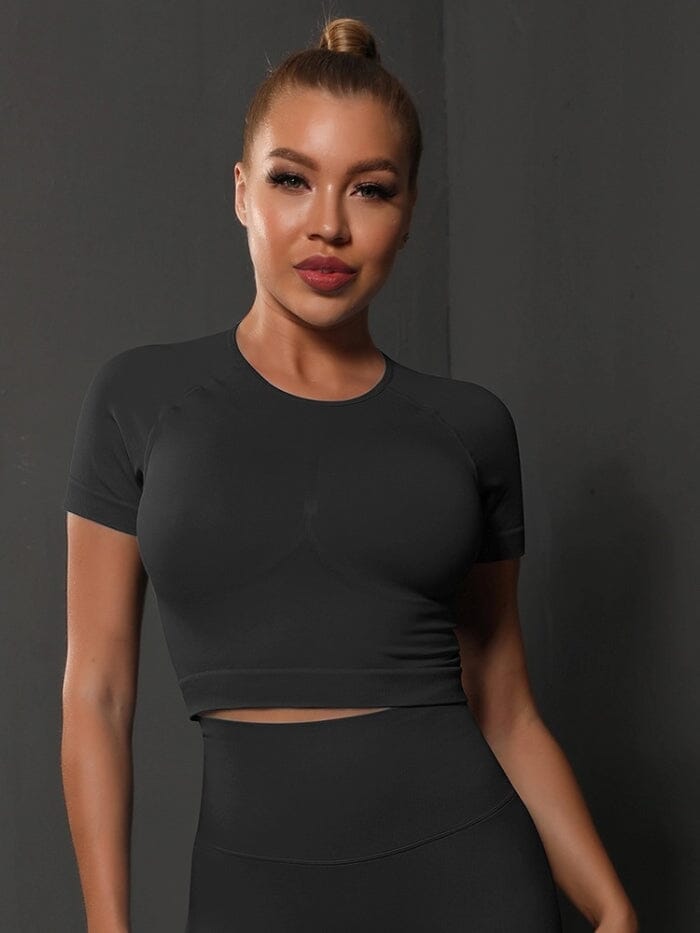 Crop Top Sport Push Up | Yogaova