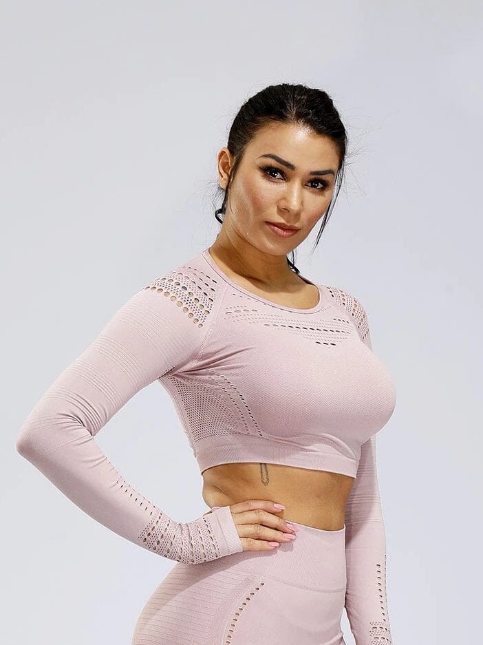 Crop Top Sport Respirant | Yogaova