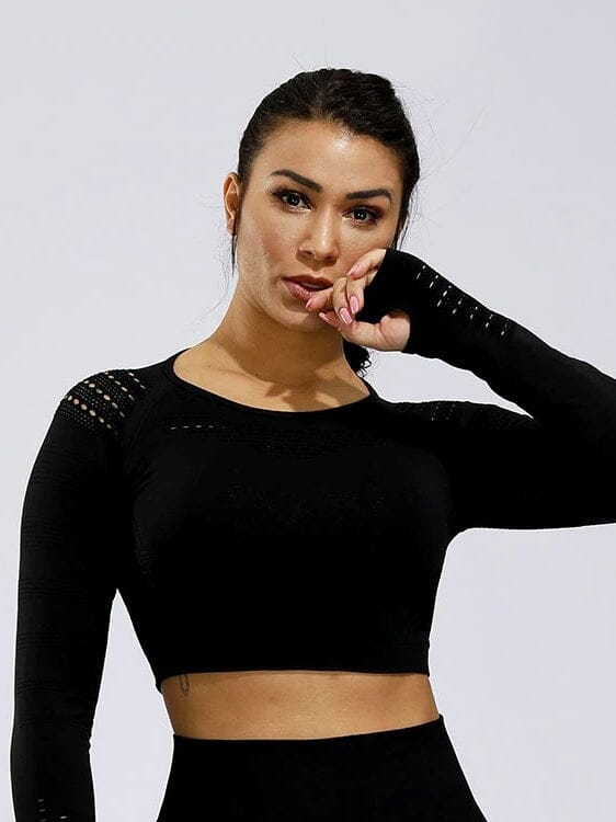 Crop Top Sport Respirant | Yogaova
