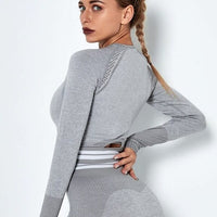 Crop Top Sport Sans Couture | Yogaova