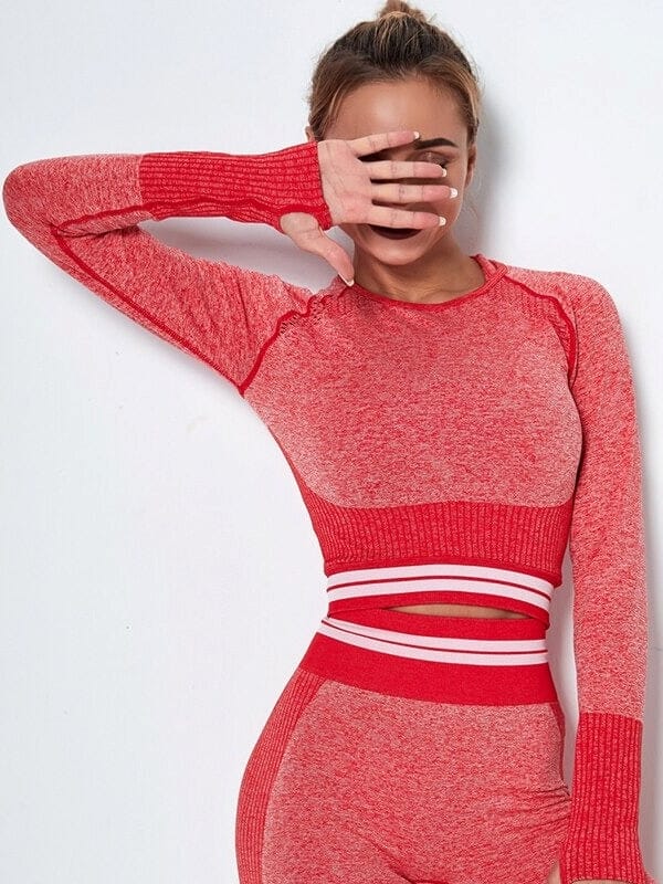 Crop Top Sport Sans Couture | Yogaova