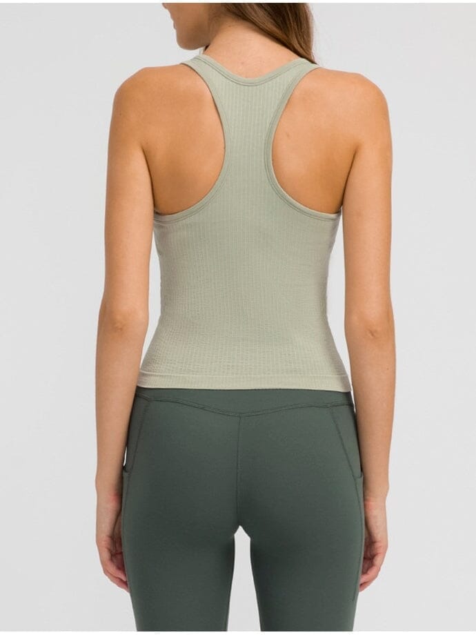 Débardeur Sport Côtelé | Yogaova