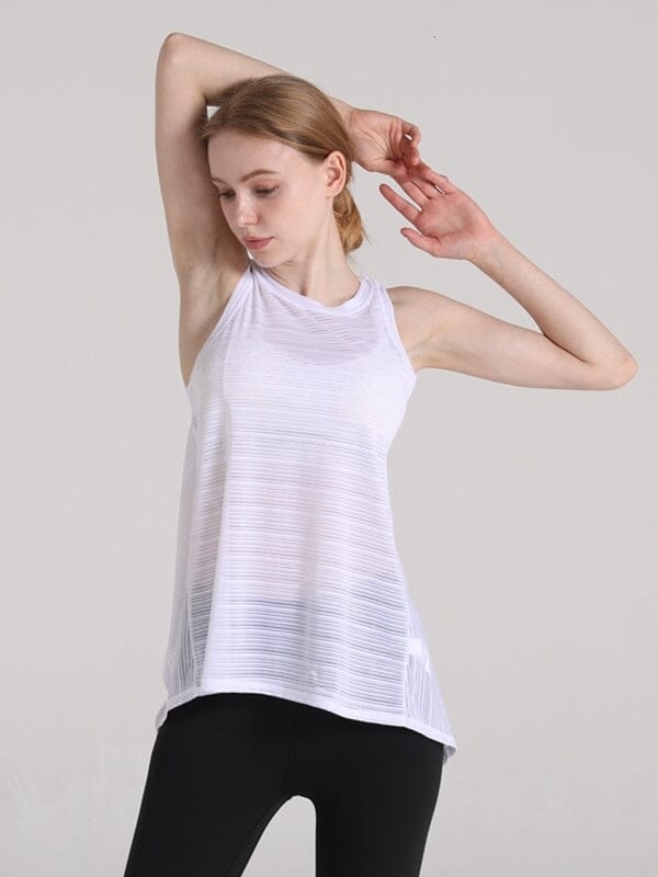Débardeur Sport Transparent | Yogaova