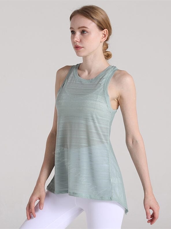 Débardeur Sport Transparent | Yogaova
