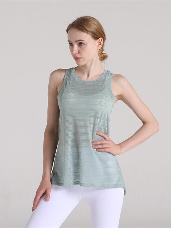 Débardeur Sport Transparent | Yogaova