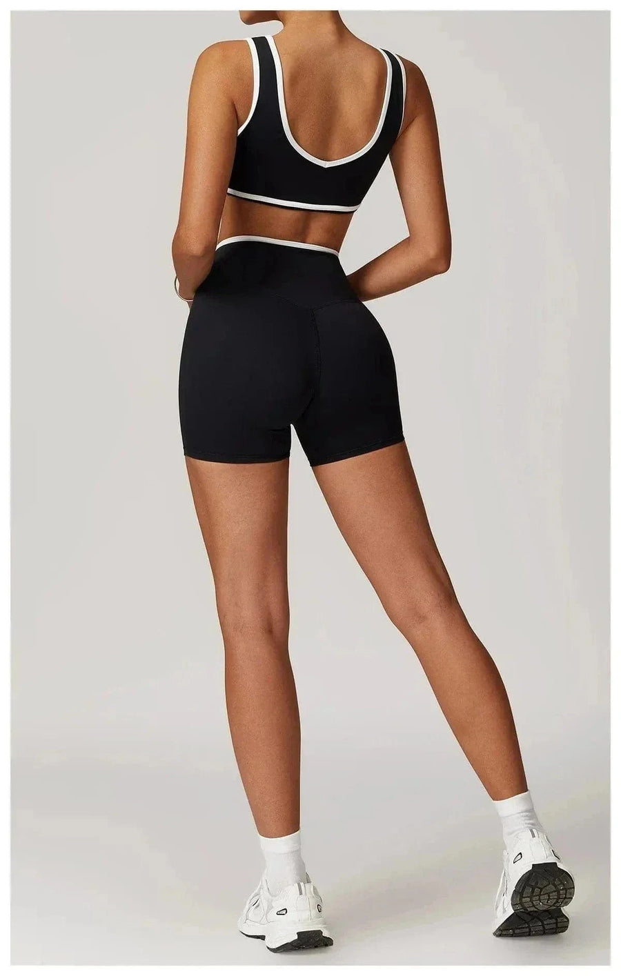 Ensemble 2 Pièces Combinaison et Brassière de Yoga